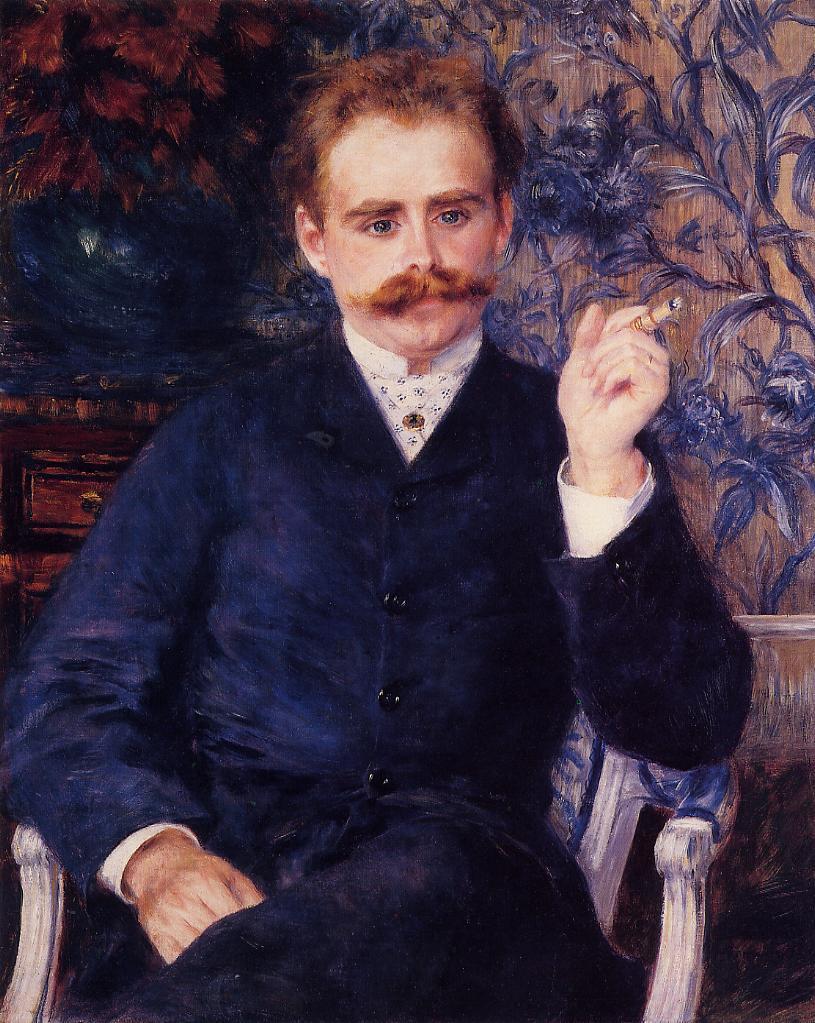 Albert Cahen d`Anvers - Pierre-Auguste Renoir painting on canvas